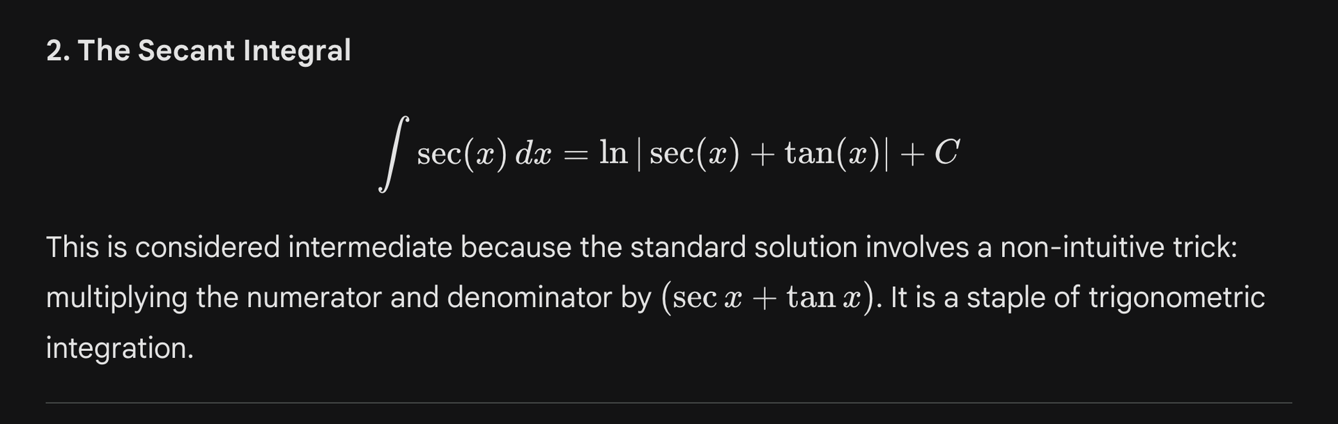 Step-by-step solution breakdown